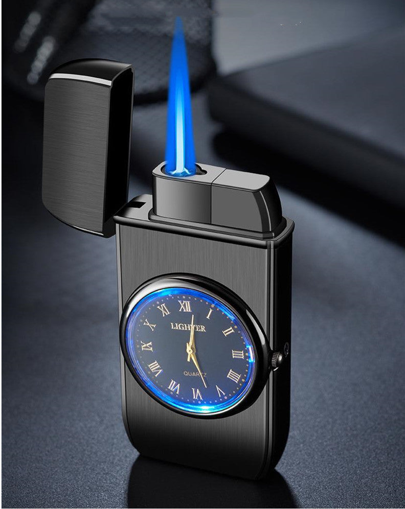 New Watch With Light Inflatable Windproof Torch Lighter