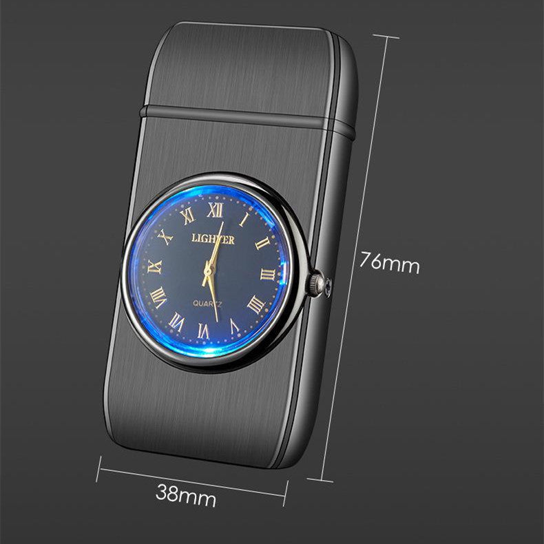 New Watch With Light Inflatable Windproof Torch Lighter